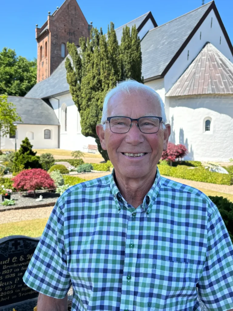 Henrik Nissen der er naestformand i menighedsraadet har mange positive erfaringer med kirkens skovdrift foto Klimaskovfonden
