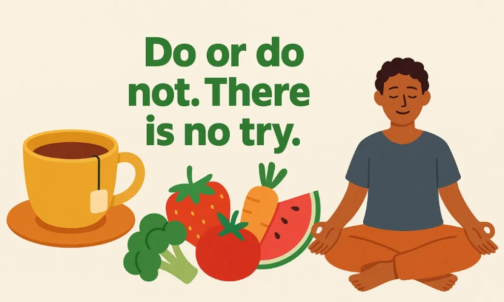 Te groensager meditation Yoda